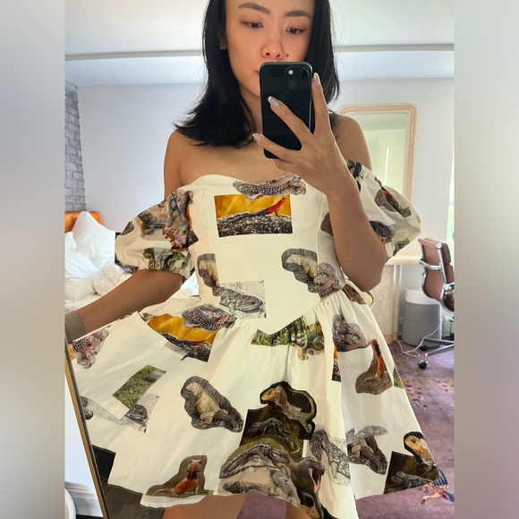 Fashion Brand Company Lizard Virgin Dress - Picture 2 of 9